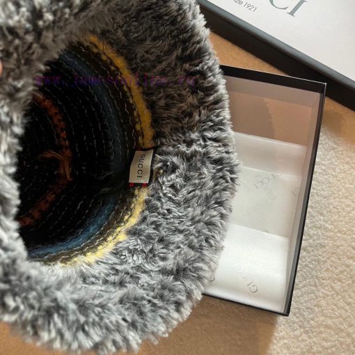 GucciGucci autumn and winter new wool fisherman hat, color blocking design, super versatile,z7ct8k55 - Image 9