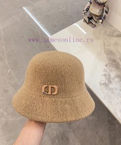 DIOR 2024 Early Autumn Knitted Big Brand Fisherman's HatClassic Men's and Women's Style~Versqvcrsmot
