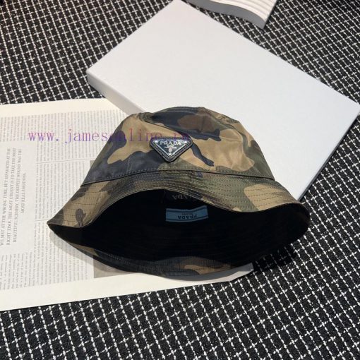 Prada Fisherman's Hat 2024 Summer Latest Camouflage Fisherman's Hat, Each Style is Versati7h698x7n - Image 2