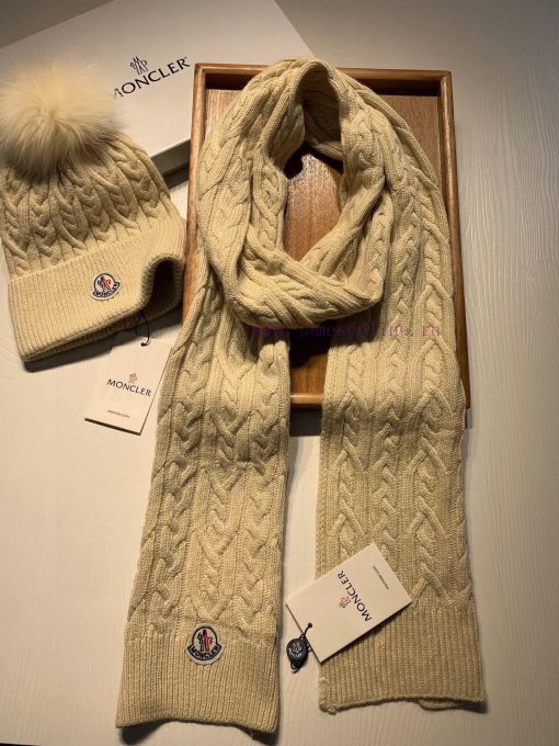 Mask set cashmere set hat - with fox fur ball classic set hat scarf ️ Warm and super comfortf8pcaw1e - Image 5