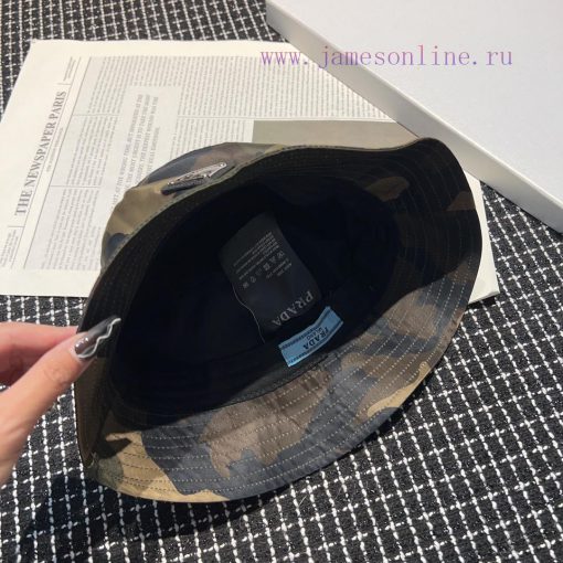 Prada Fisherman's Hat 2024 Summer Latest Camouflage Fisherman's Hat, Each Style is Versati7h698x7n - Image 4