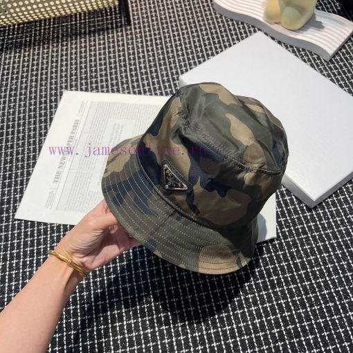 Prada Fisherman's Hat 2024 Summer Latest Camouflage Fisherman's Hat, Each Style is Versati7h698x7n - Image 8