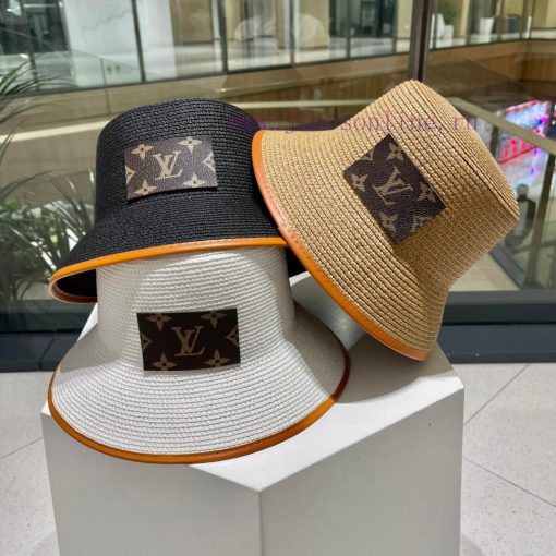 LV Louis Vuitton straw hat with socialite style, head circumference 57cmzg522dej - Image 2