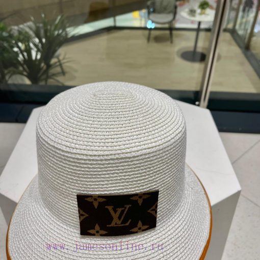 LV Louis Vuitton straw hat with socialite style, head circumference 57cmzg522dej - Image 6