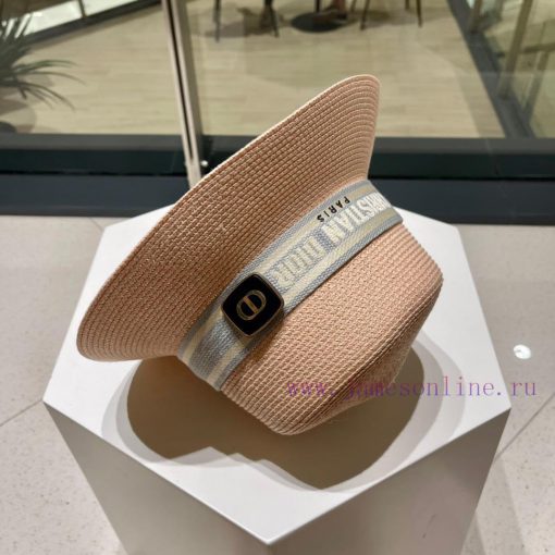 DIOR 2023 new water bucket straw woven sunshade straw hat basin hat 🤩 Beach style, simple anvo3ezhw7 - Image 10