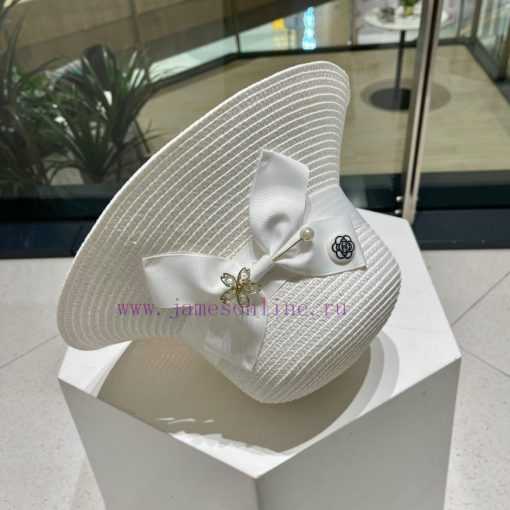Chanel socialite style straw hat, sun hat, beach straw hat, essential item for goddesses, ble689k3ys - Image 7