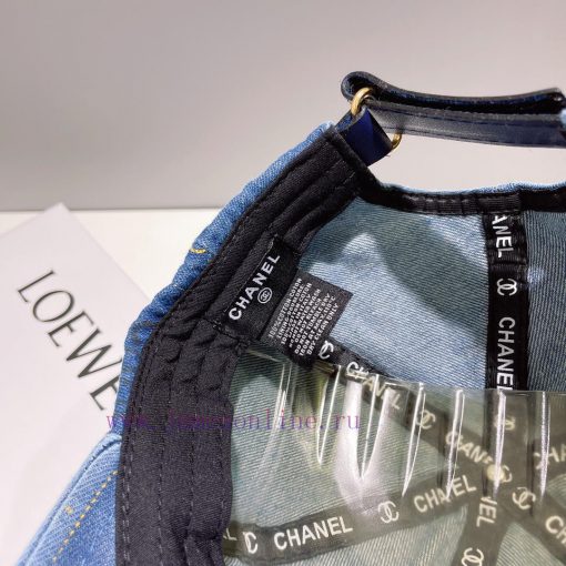 Chanel 2023 Spring/Summer Denim Baseball Hat 🧢, A must-have item for going out is super easy5ejxd0uw - Image 5