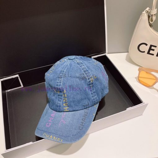 Chanel 2023 Spring/Summer Denim Baseball Hat 🧢, A must-have item for going out is super easy5ejxd0uw - Image 6