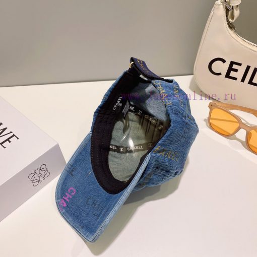 Chanel 2023 Spring/Summer Denim Baseball Hat 🧢, A must-have item for going out is super easy5ejxd0uw - Image 8