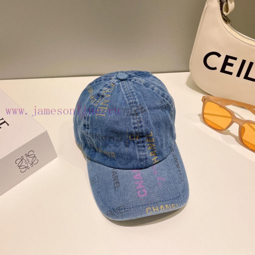 Chanel 2023 Spring/Summer Denim Baseball Hat 🧢, A must-have item for going out is super easy5ejxd0uw - Image 9