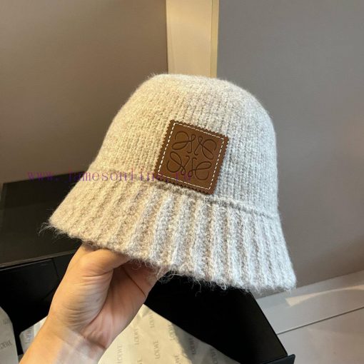 LOEWE autumn and winter new woolen fisherman hat, head circumference 57cmfnrbi6bw - Image 5