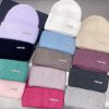 Miumiu rabbit velvet wool hat is simple and elegant, warm and fashionablehohrta3l