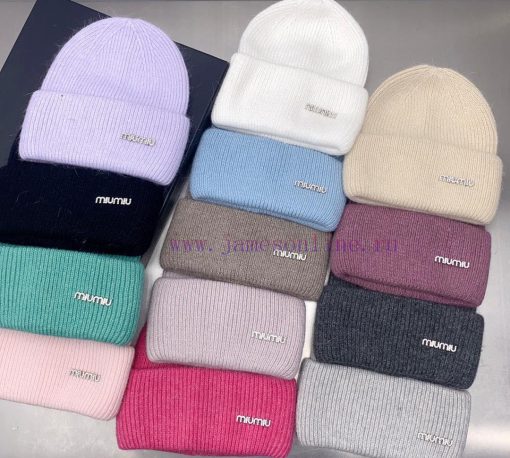 Miumiu rabbit velvet wool hat is simple and elegant, warm and fashionablehohrta3l - Image 2