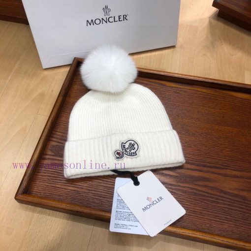 MONCLER [Color] New Original Hat Scarf Set with Rabbit Fleece and Cashmere Ingredients 🤔 Equ4f5abxxb - Image 5
