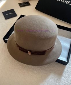 Celine's new autumn and winter woolen basin hat, made of 100% wool fabric, wool top hat, witdgzy0gr0