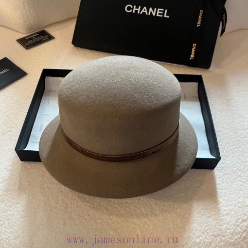 Celine's new autumn and winter woolen basin hat, made of 100% wool fabric, wool top hat, witdgzy0gr0 - Image 6