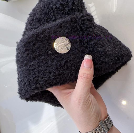 Majira's new autumn and winter knitted hat, Teddy roll soft and sticky knitted hatLoose ovem7vua9h0 - Image 4