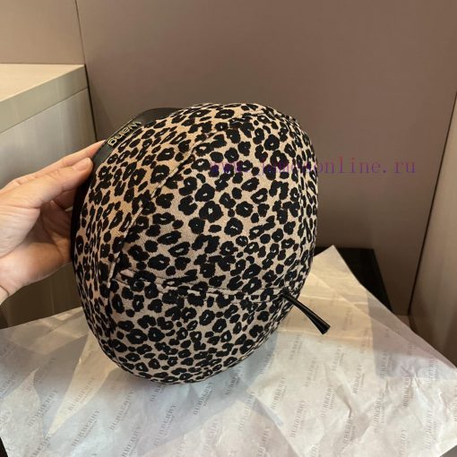 King's new leopard print beret, with a head circumference of 57cmzws3lwan - Image 7