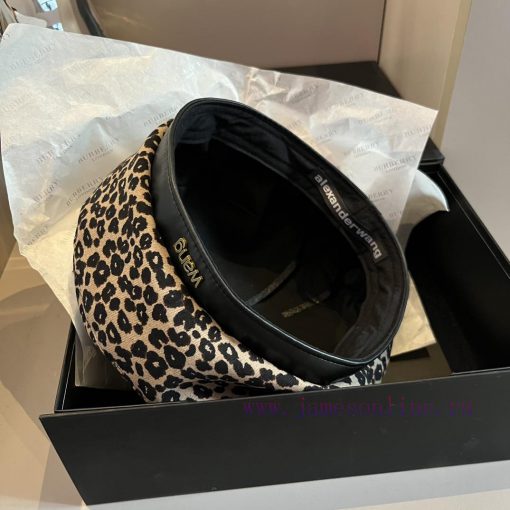 King's new leopard print beret, with a head circumference of 57cmzws3lwan - Image 10
