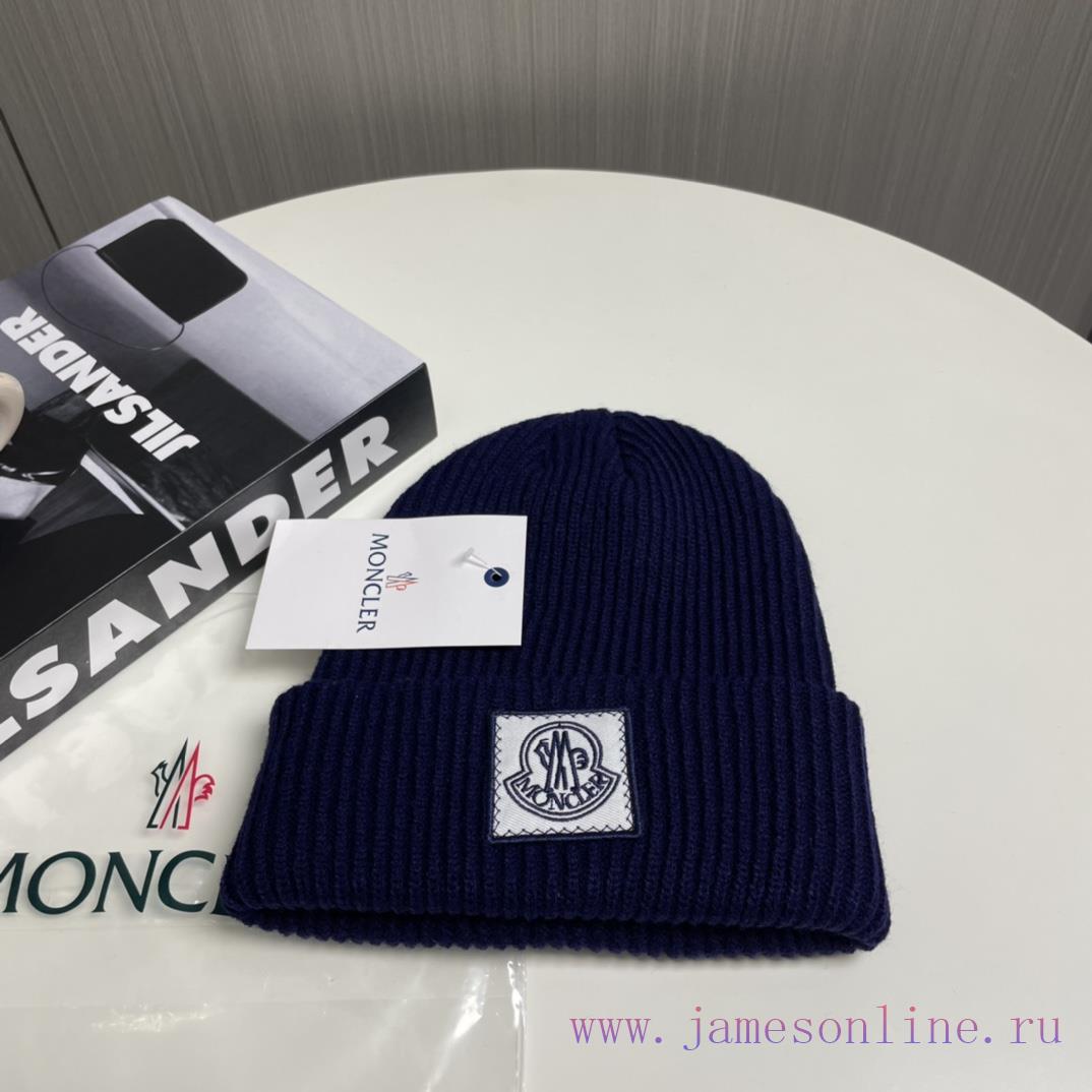 Comes with a dust bag with a mask mouthMengkou Moncler official website classic knitted hat,z1hjd5rt - Image 5