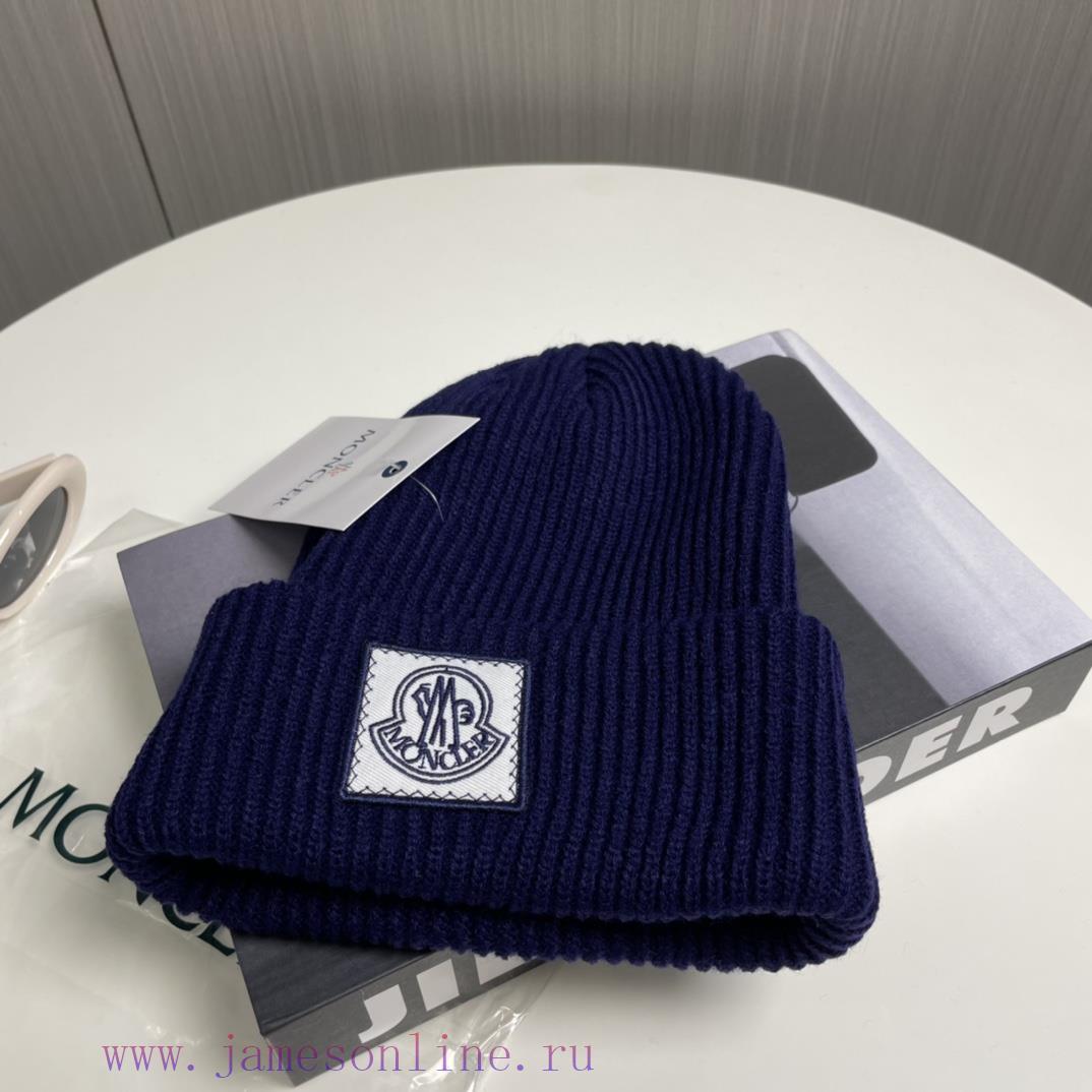 Comes with a dust bag with a mask mouthMengkou Moncler official website classic knitted hat,z1hjd5rt - Image 7