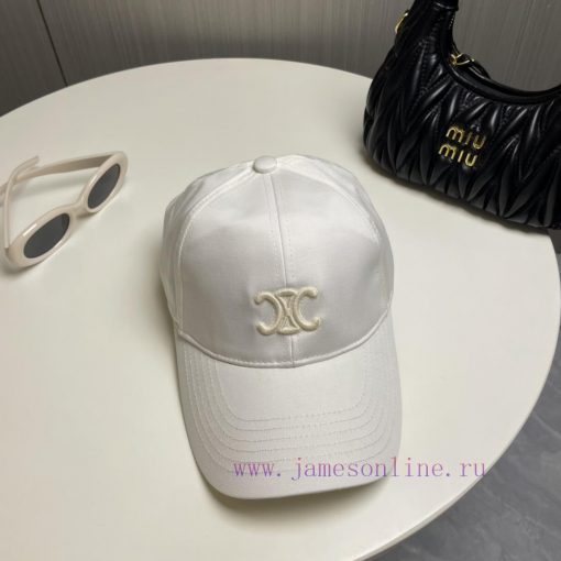 CELIN * Celine SS new Arc de Triomphe embroidered baseball cap 🧢 The hat shape is completely6t07e3n8 - Image 6