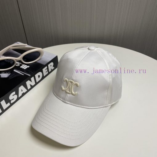 CELIN * Celine SS new Arc de Triomphe embroidered baseball cap 🧢 The hat shape is completely6t07e3n8 - Image 7