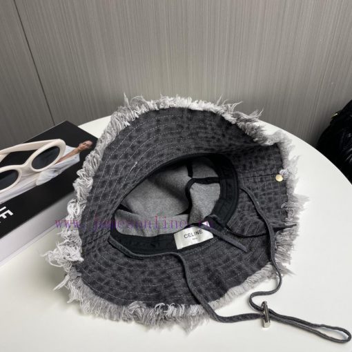 Celine's new washed denim fisherman hat is of the best quality, casual and elegant, simple aagdqarbn - Image 5