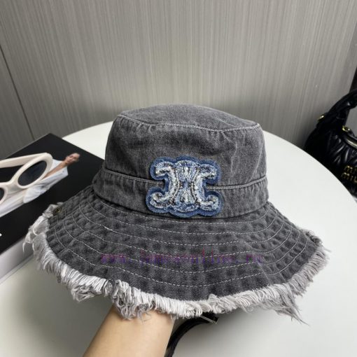 Celine's new washed denim fisherman hat is of the best quality, casual and elegant, simple aagdqarbn - Image 9