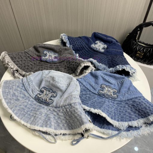 Celine's new washed denim fisherman hat is of the best quality, casual and elegant, simple aagdqarbn - Image 10