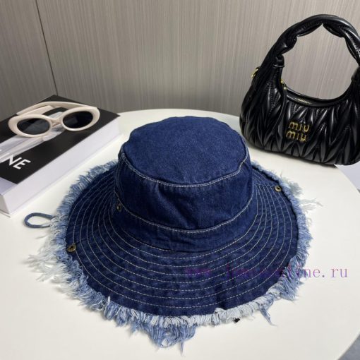 Celine's new washed denim fisherman hat is of the best quality, casual and elegant, simple ax6uq2sld - Image 4