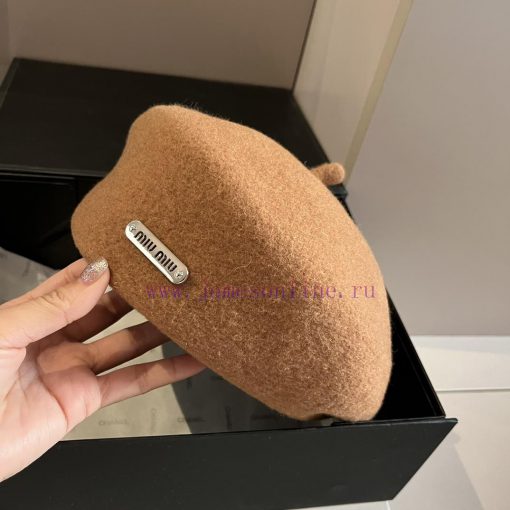 Miumiu wool beret, made of 100% wool fabric62y1nkv5 - Image 8