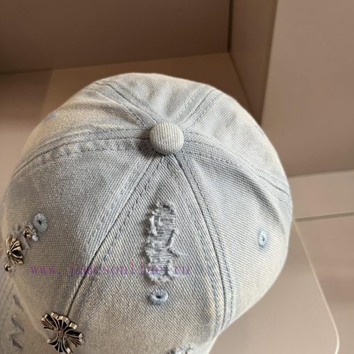 Kroxin's new denim baseball cap, duckbill cap, water play denim cap, head circumference 57cmjdufpke4 - Image 8