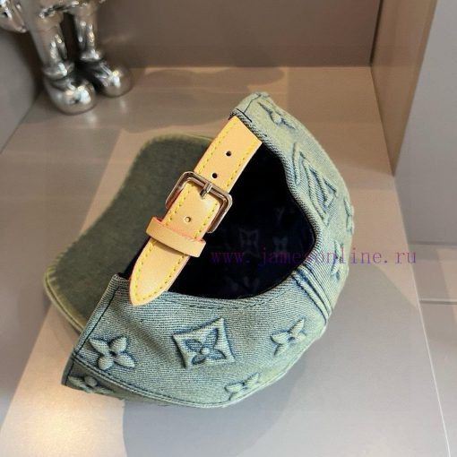Lv Louis Vuitton classic denim embossed baseball cap, high-end customization, not ordinary i9k9z1lhq - Image 8