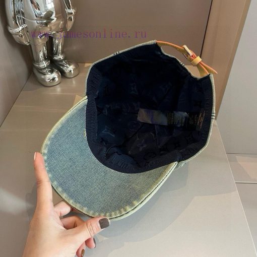 Lv Louis Vuitton classic denim embossed baseball cap, high-end customization, not ordinary i9k9z1lhq - Image 10