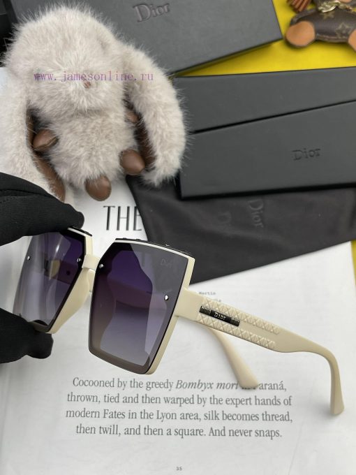 DIOR Dior 2024 Spring New Trendy Popular Fashion Box Polarized Sunglasses High Quality Comfoums44a5f - Image 9