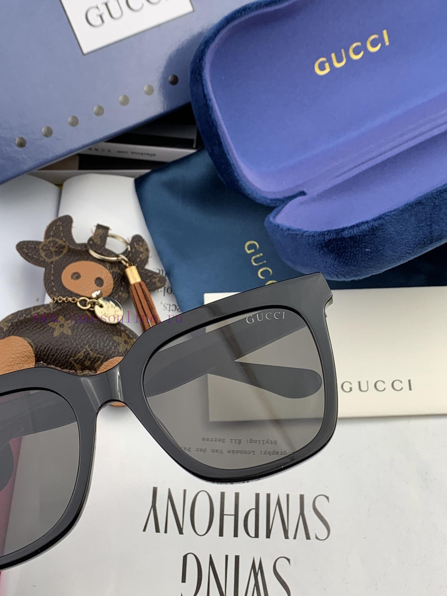 GUCCI2023 Spring New Integrated Mirror Large Frame Sunglasses for Men and WomenExplosive lar6l6o9sbe - Image 7
