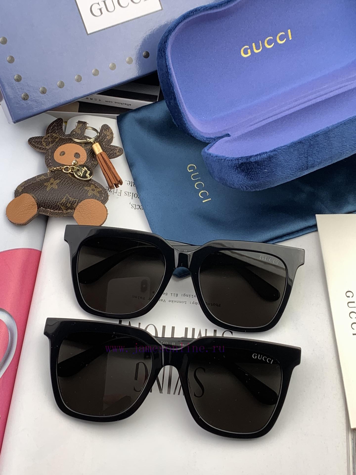 GUCCI2023 Spring New Integrated Mirror Large Frame Sunglasses for Men and WomenExplosive lar6l6o9sbe - Image 10