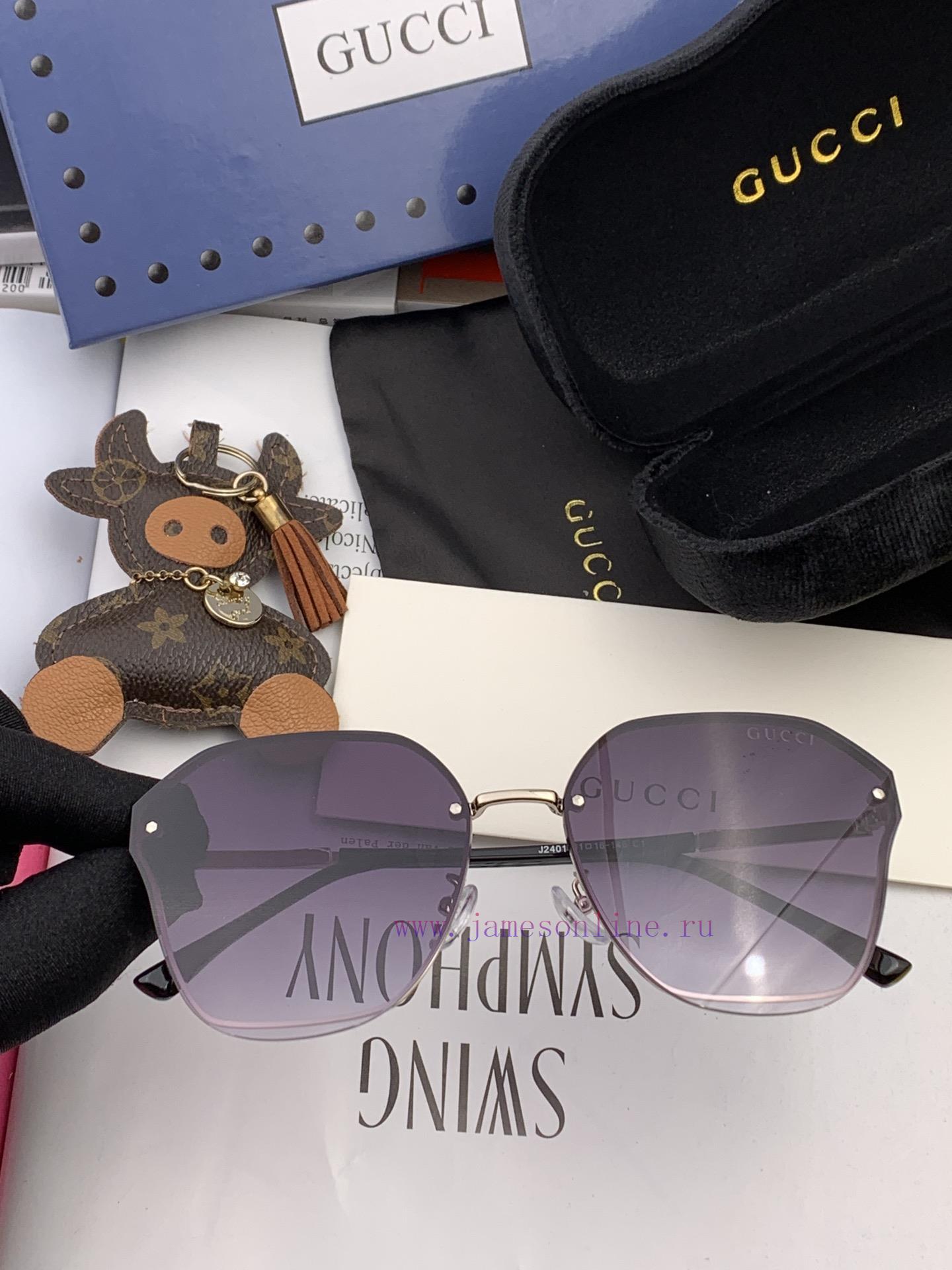 GUCCI's new nylon sunglasses feature frameless diamond cut edges for a more textured look, ekgz3nt2m - Image 4