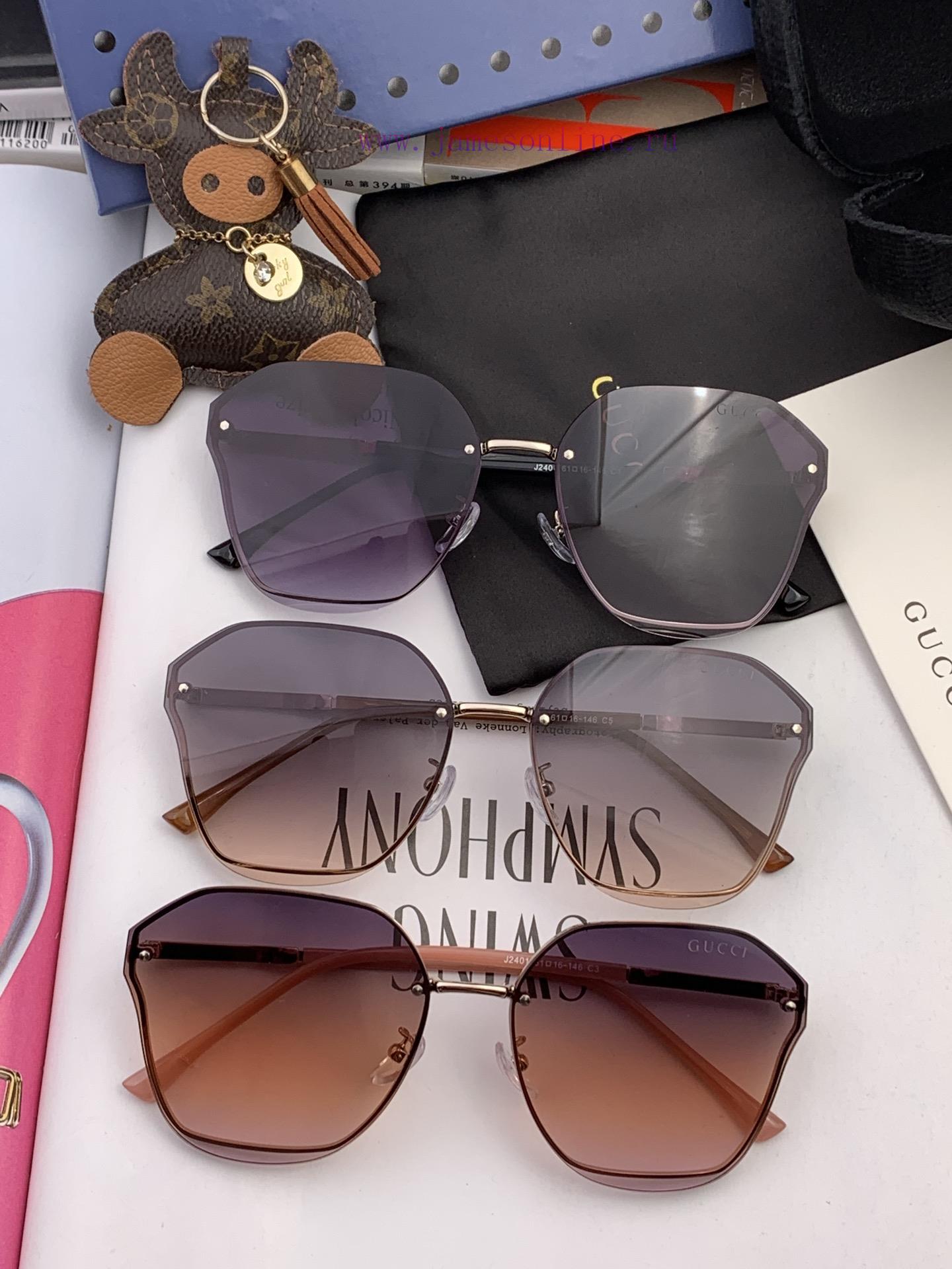 GUCCI's new nylon sunglasses feature frameless diamond cut edges for a more textured look, ekgz3nt2m - Image 10