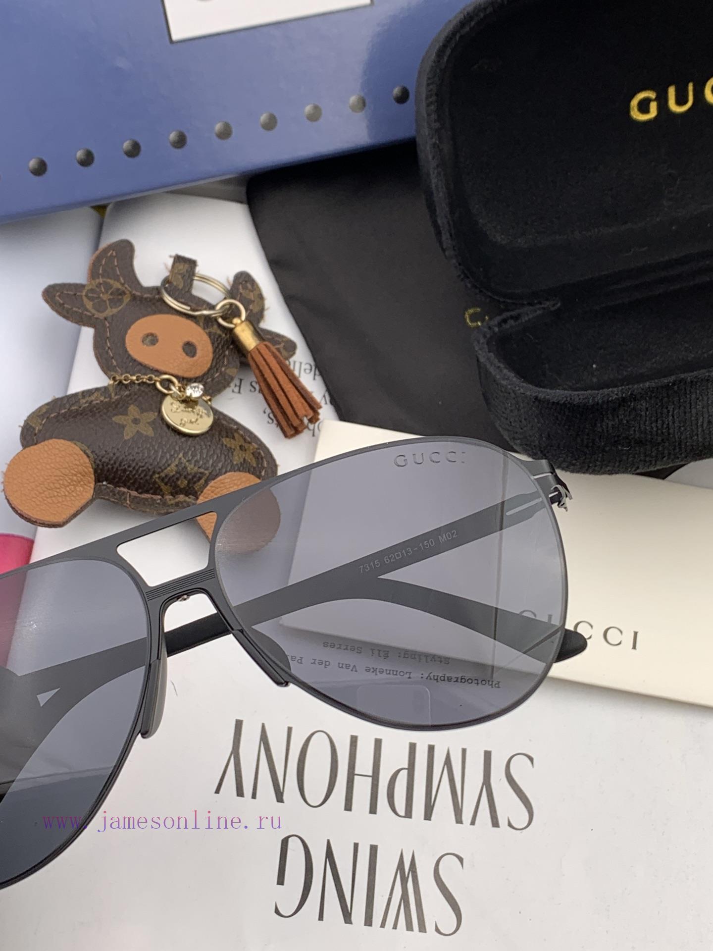 GUCCI 2023 new men's and women's couple sunglasses polygonal sunglasses IP electroplating ne4zhyhzna - Image 9