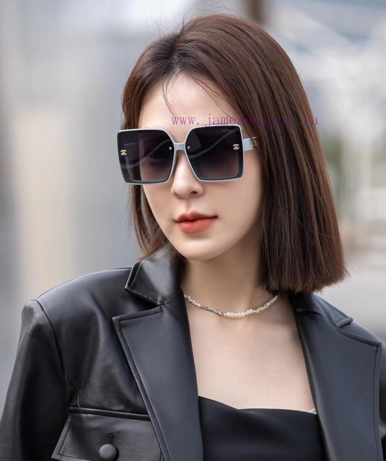 CHANEL 2023 New Trendy Popular Fashion Box Sunglasses Comfortable to Wear, Internet Celebrit7cr93fwu - Image 2