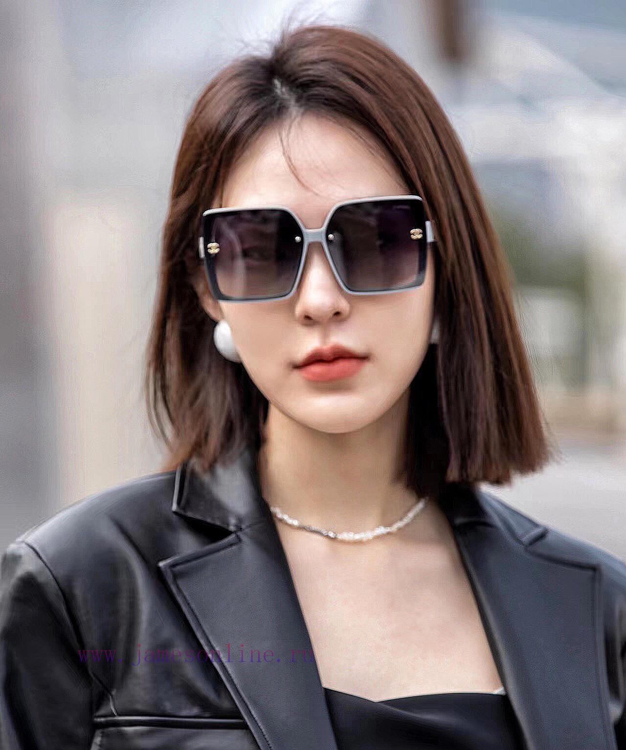 CHANEL 2023 New Trendy Popular Fashion Box Sunglasses Comfortable to Wear, Internet Celebrit7cr93fwu - Image 4
