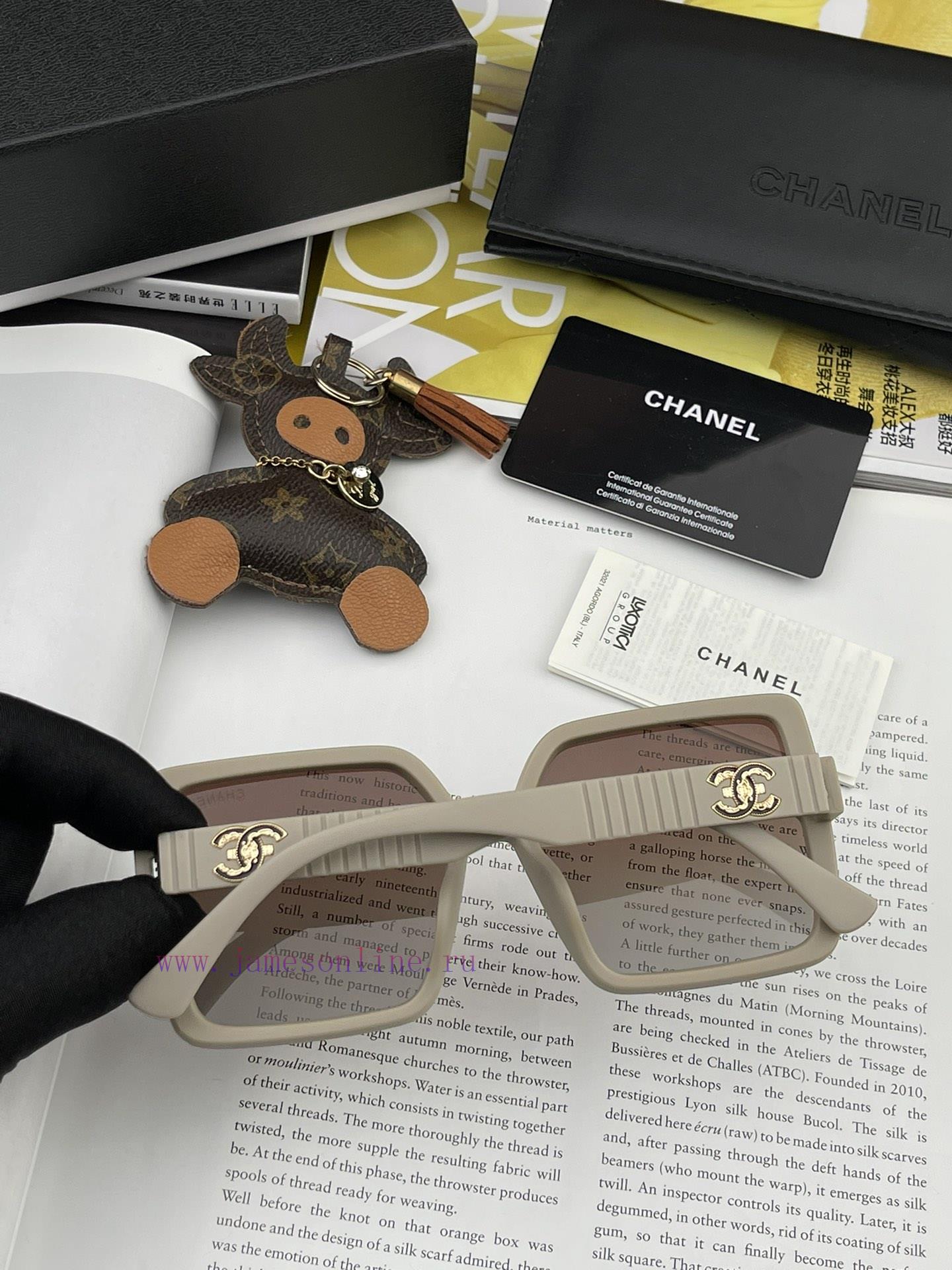 CHANEL 2023 New Trendy Popular Fashion Box Sunglasses Comfortable to Wear, Internet Celebrit7cr93fwu - Image 8