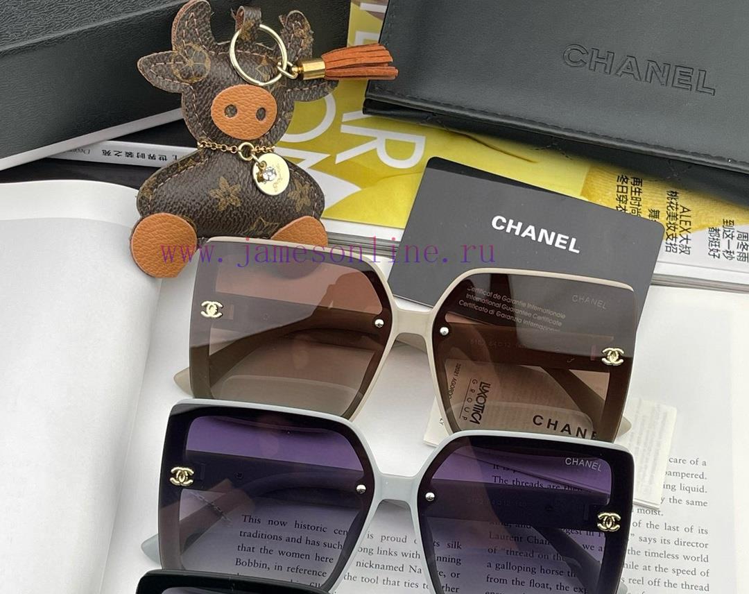 CHANEL 2023 New Trendy Popular Fashion Box Sunglasses Comfortable to Wear, Internet Celebrit7cr93fwu - Image 10