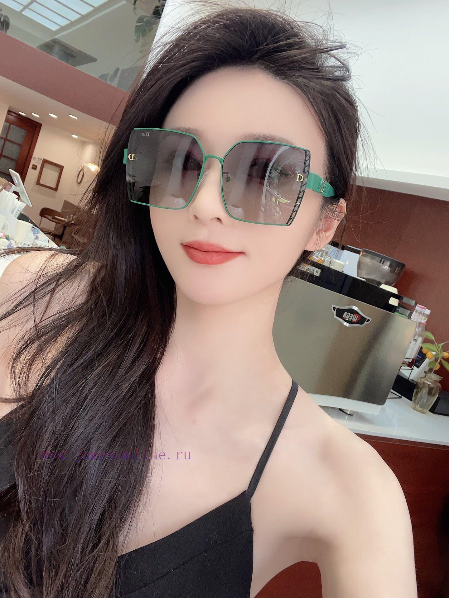 DIOR Dior 2023 Spring New Trendy Popular Fashion Box Polarized Sunglasses High Quality Comfodqyd7431 - Image 2