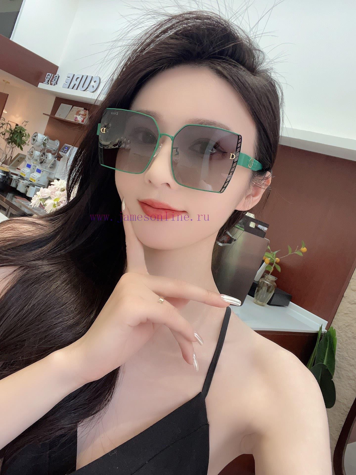 DIOR Dior 2023 Spring New Trendy Popular Fashion Box Polarized Sunglasses High Quality Comfodqyd7431 - Image 3