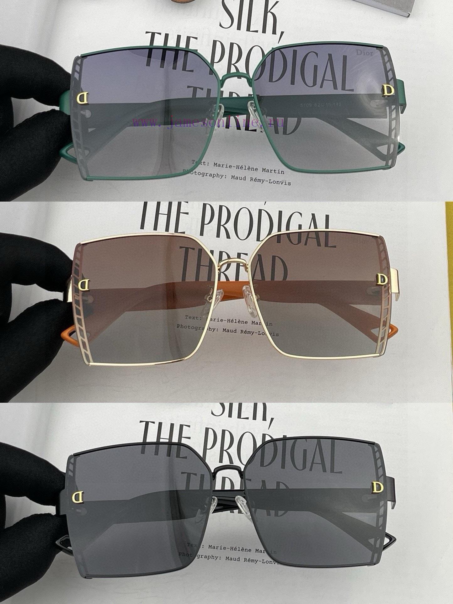 DIOR Dior 2023 Spring New Trendy Popular Fashion Box Polarized Sunglasses High Quality Comfodqyd7431 - Image 10