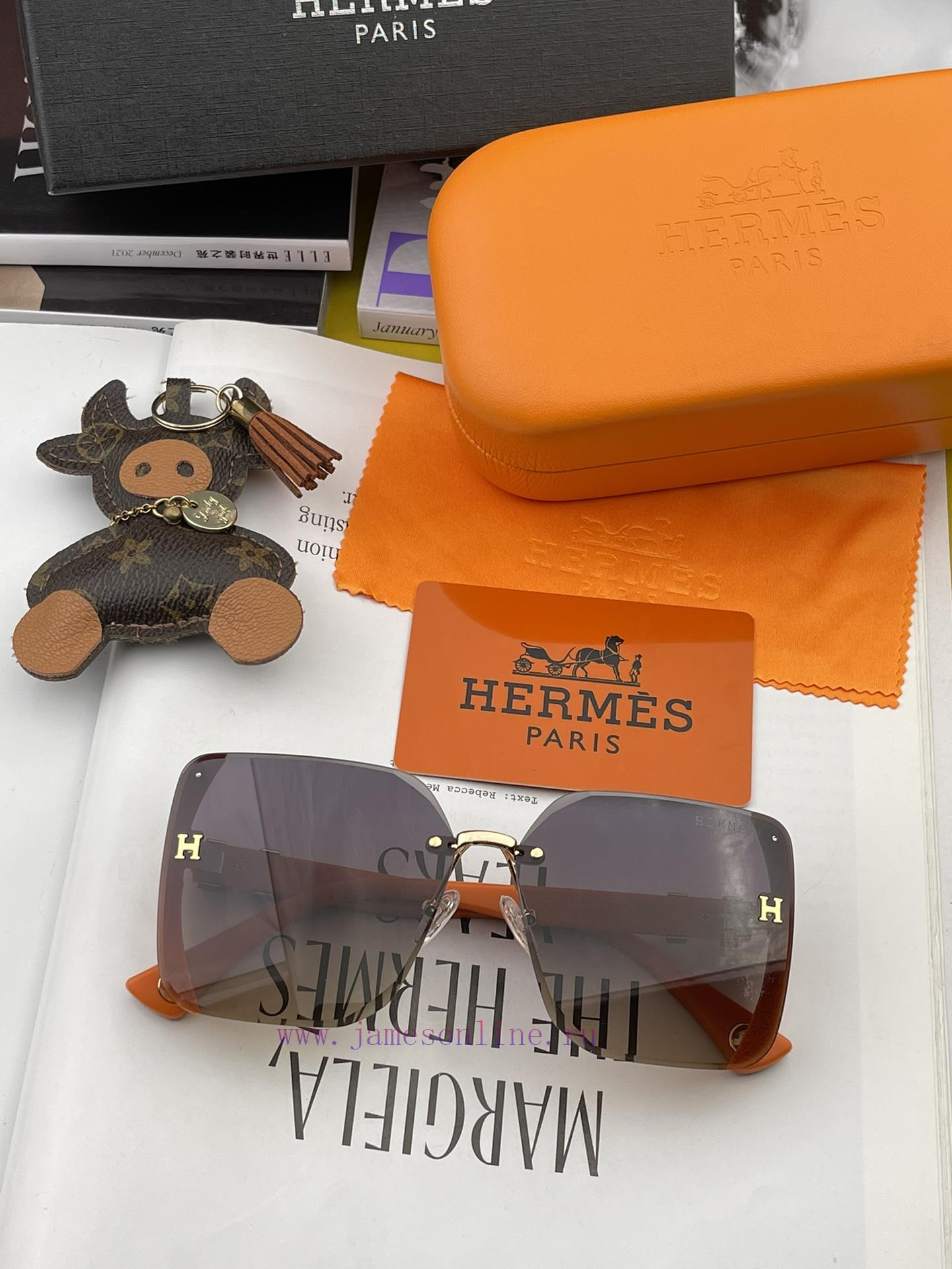 TR Polarized Series Sunglasses HERMES Original Shipment Internet Celebrity Super Explosive Cszfm8nof - Image 4