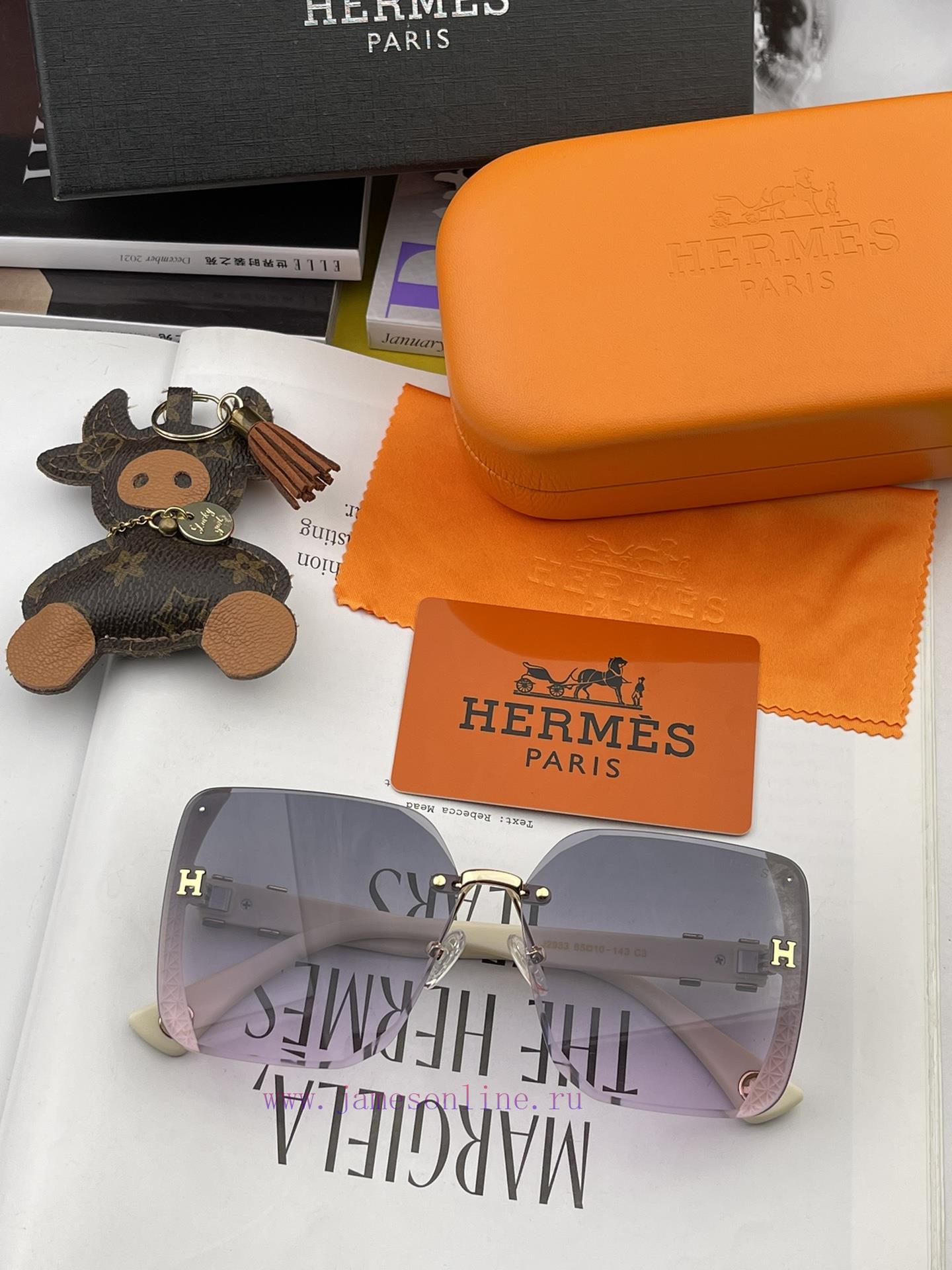 TR Polarized Series Sunglasses HERMES Original Shipment Internet Celebrity Super Explosive Cszfm8nof - Image 6